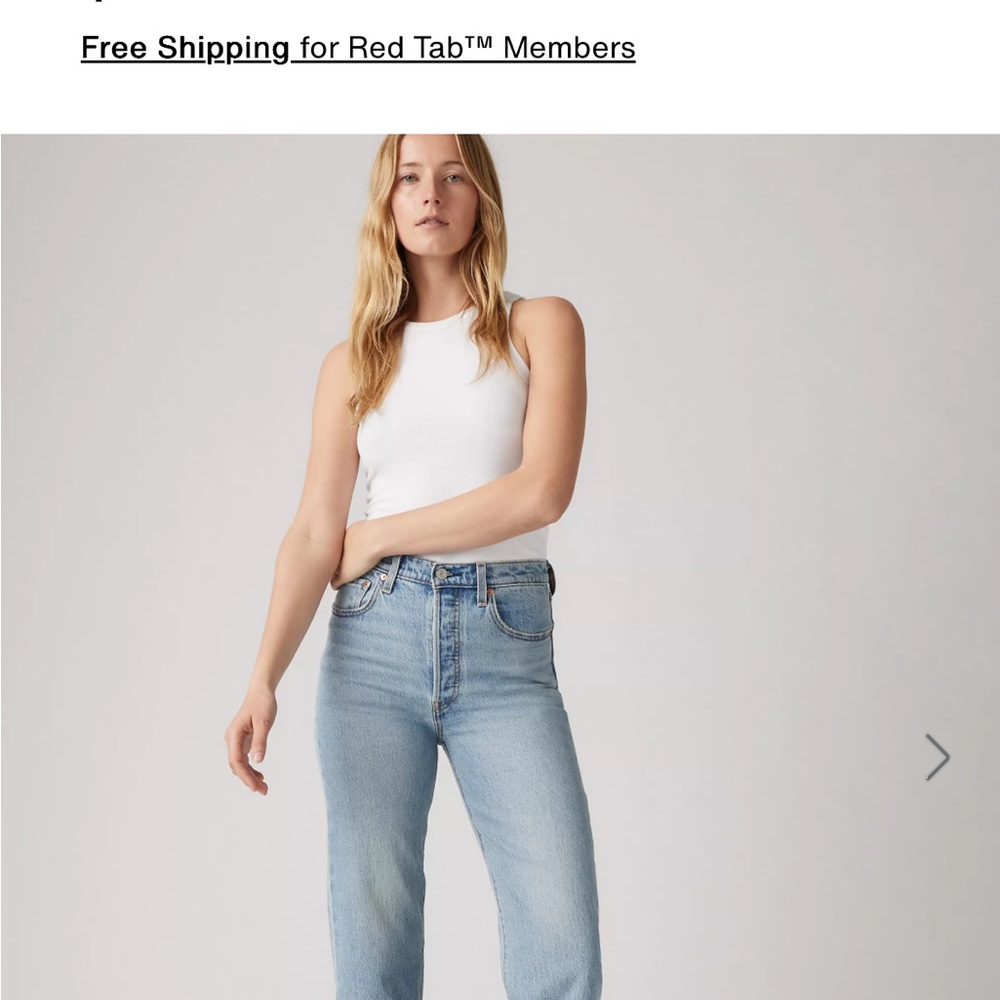 Levi's Blue High Rise Jeans Classic Style